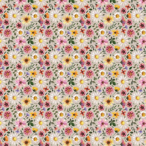 4042 - Larger Pressed Flowers